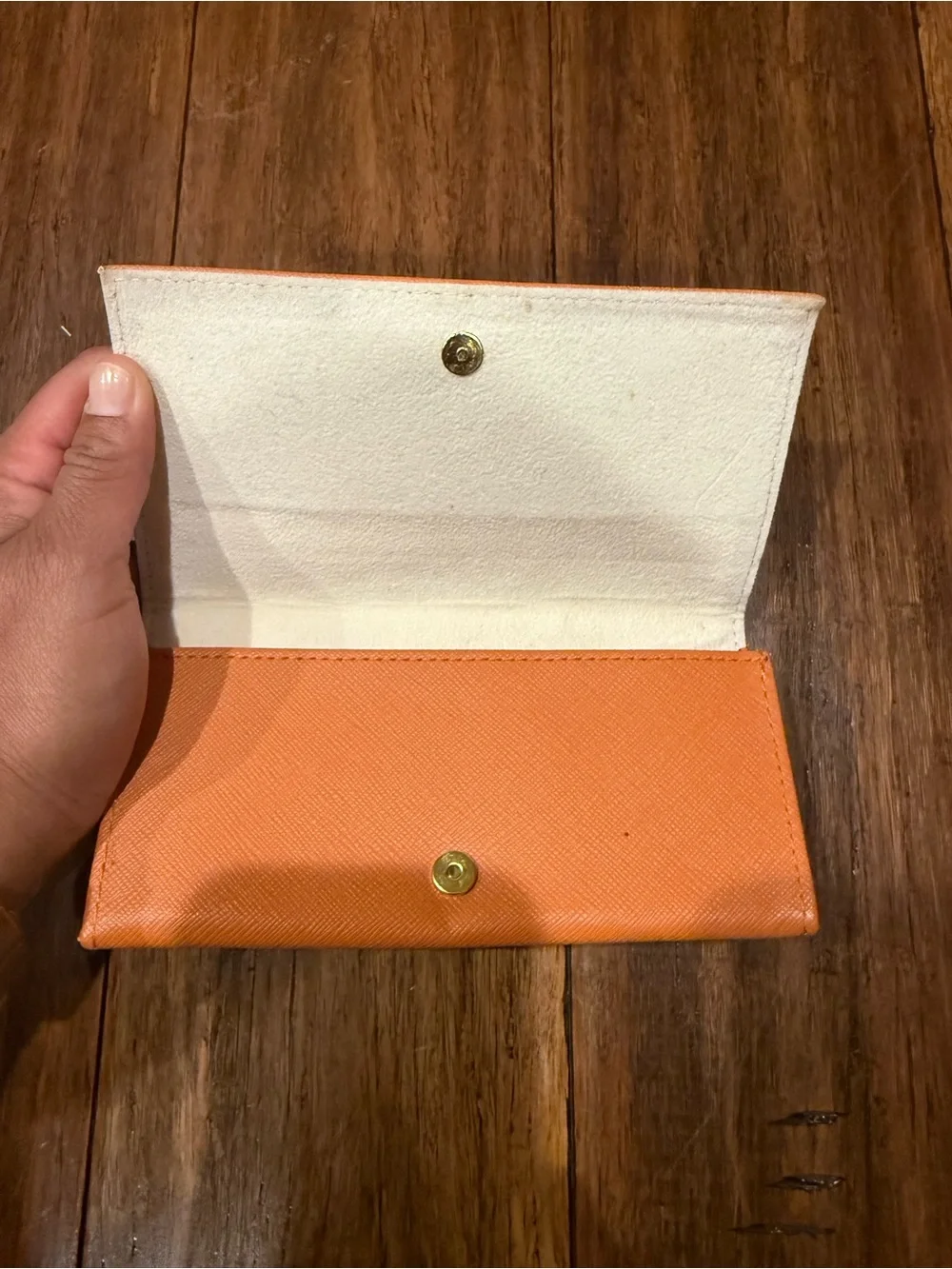 Tory Burch sleek orange